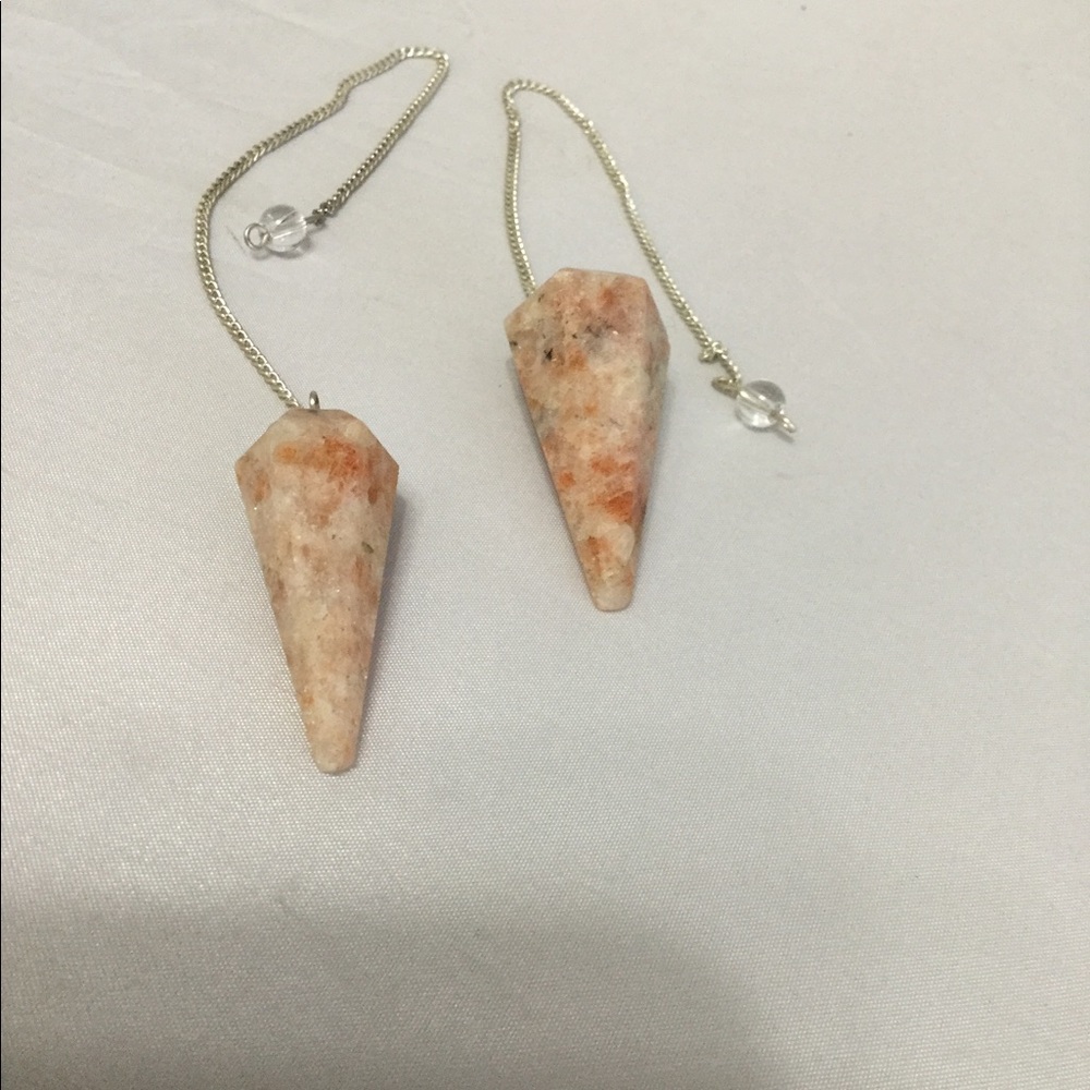 Sunstone Gemstone Pendulum